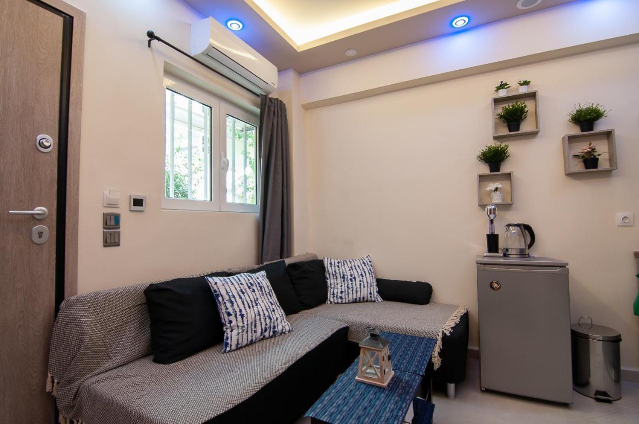 Modern Studio For 4 In Glyfada Apartment Athens Luaran gambar